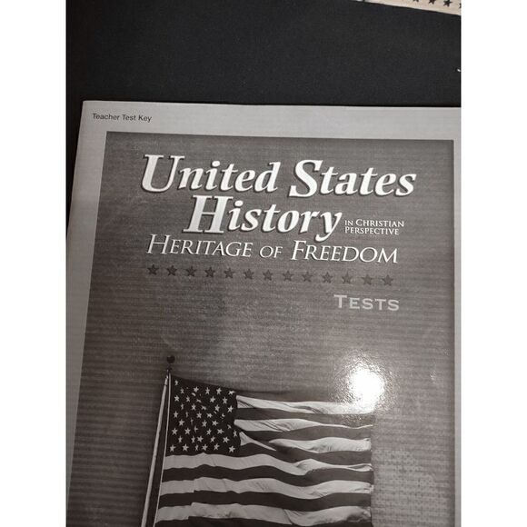 Abeka United States History Heritage of Freedom Teacher Quiz / Test / Answer Key - Picture 3 of 4